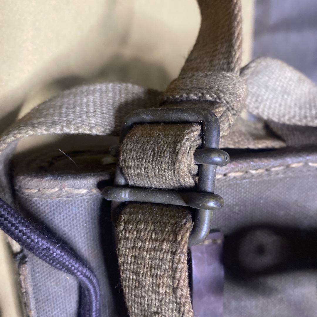 旧日本軍　図嚢 懐中電灯付き