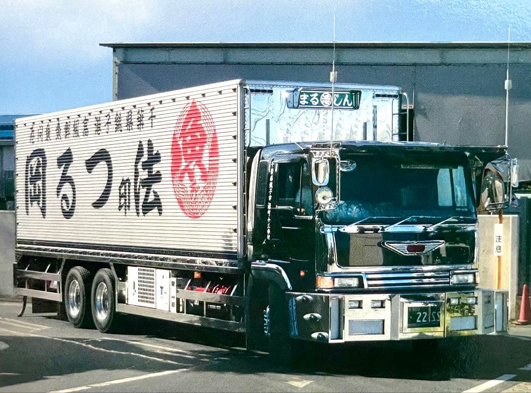 絶版 希少 アオシマ デコトラプラモデル　丸信輸送 第十一逹喜丸 全国龍虎会