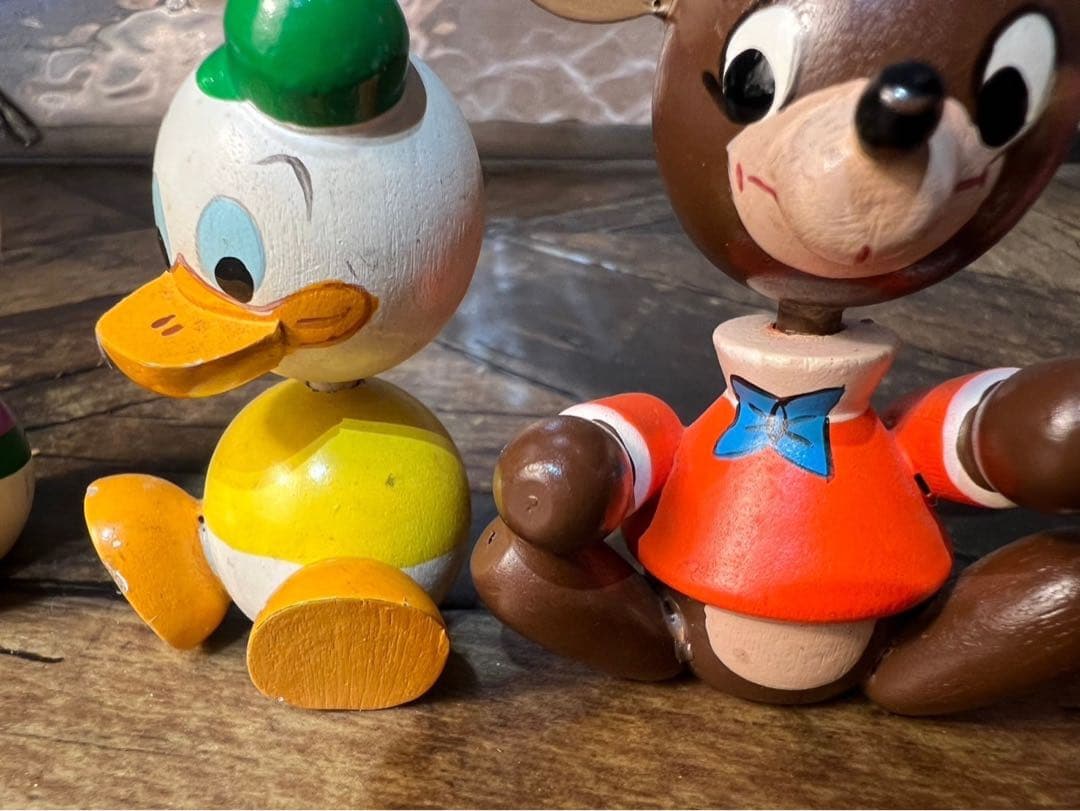 激レア 希少 ディズニー こけし セット 昭和レトロ 木製 人形 インテリア