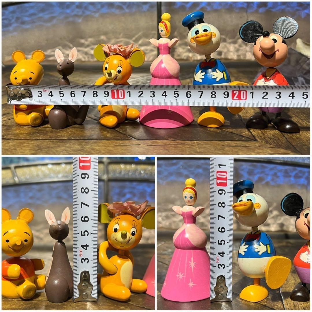 激レア 希少 ディズニー こけし セット 昭和レトロ 木製 人形 インテリア