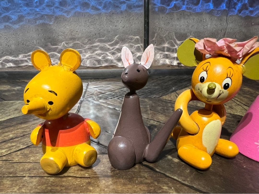 激レア 希少 ディズニー こけし セット 昭和レトロ 木製 人形 インテリア