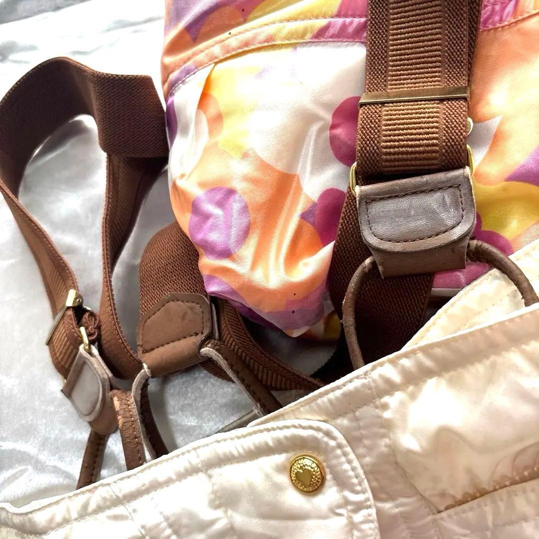 DWSSCENTEフラワープリントファーフードスキーウェアスノボウェアデサントL