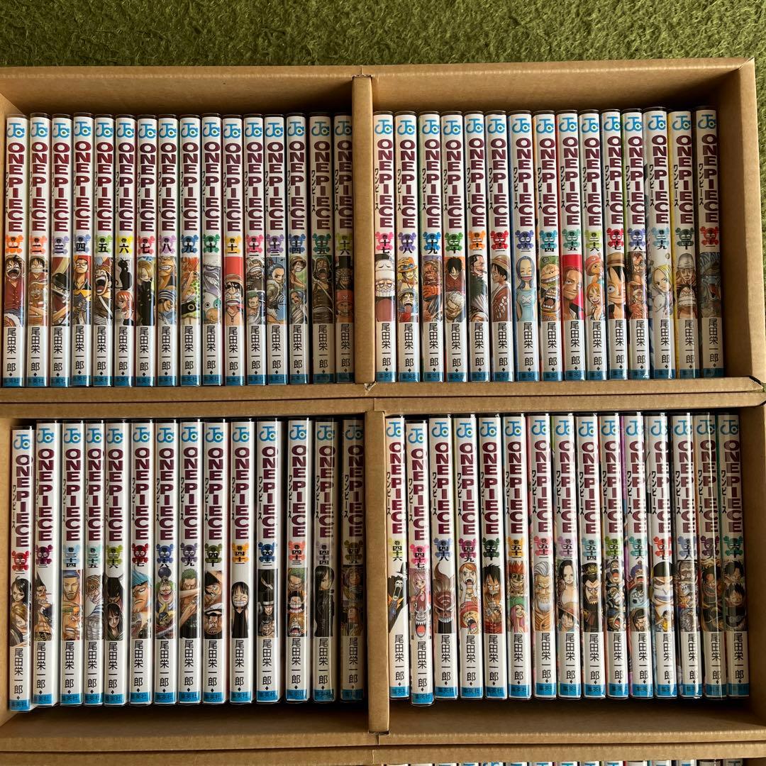 超美品　ビニールカバー付ONE PIECE 1〜101巻専用ケース付き＋巻四十億