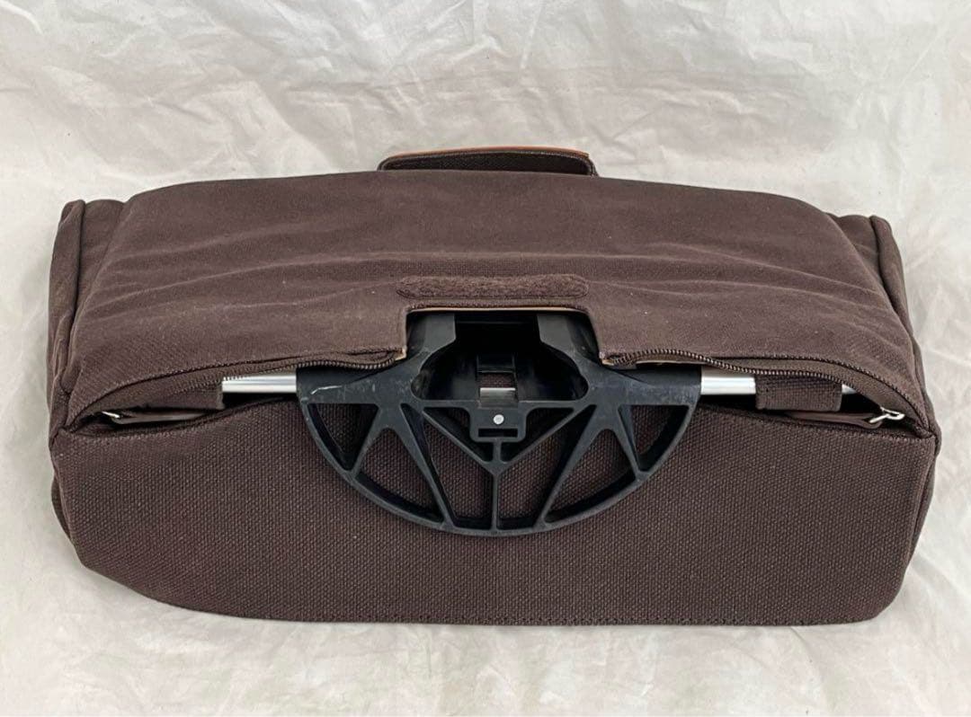 BROMPTON用　キャンバスと本革のマルチトートバッグ　未使用