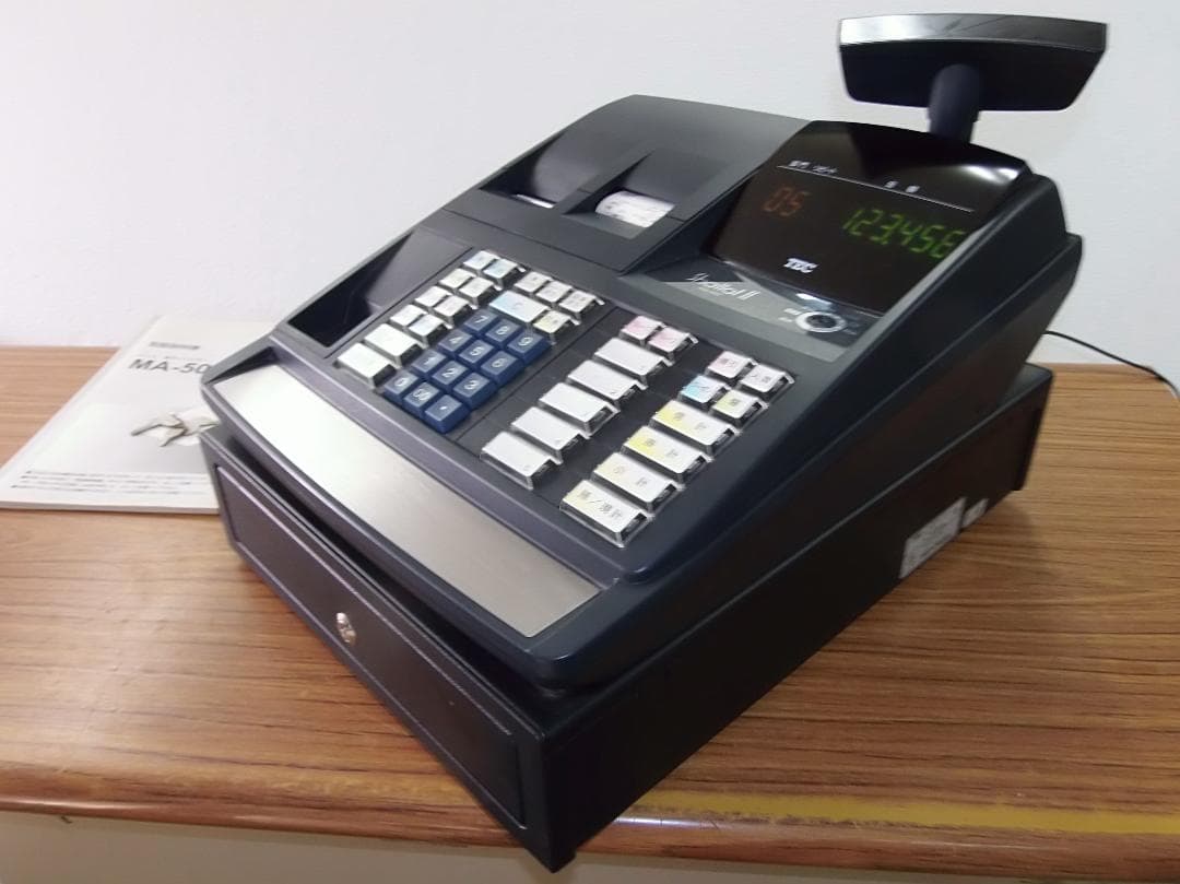 QRコード 店名ロゴ 領収証 設定無料 MA-500 レジスター　250627