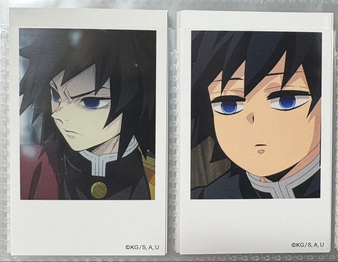 【新品】鬼滅の刃 冨岡義勇 チェキ風 ブロマイド　20種コンプリートセット