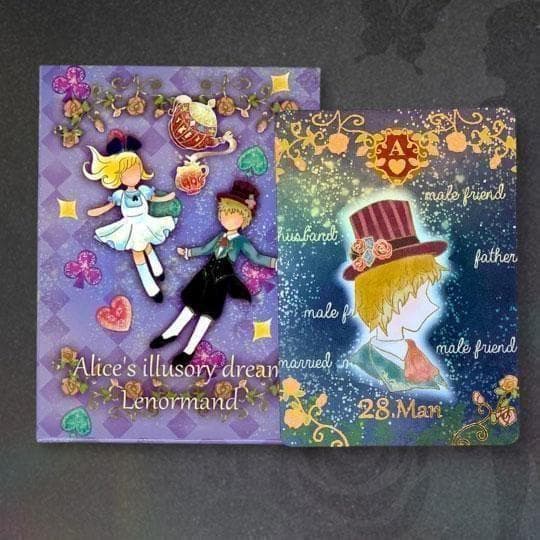 【正規品ルノルマンカード】キュートな不思議の国のアリスの世界観のデッキ✨幻想夢
