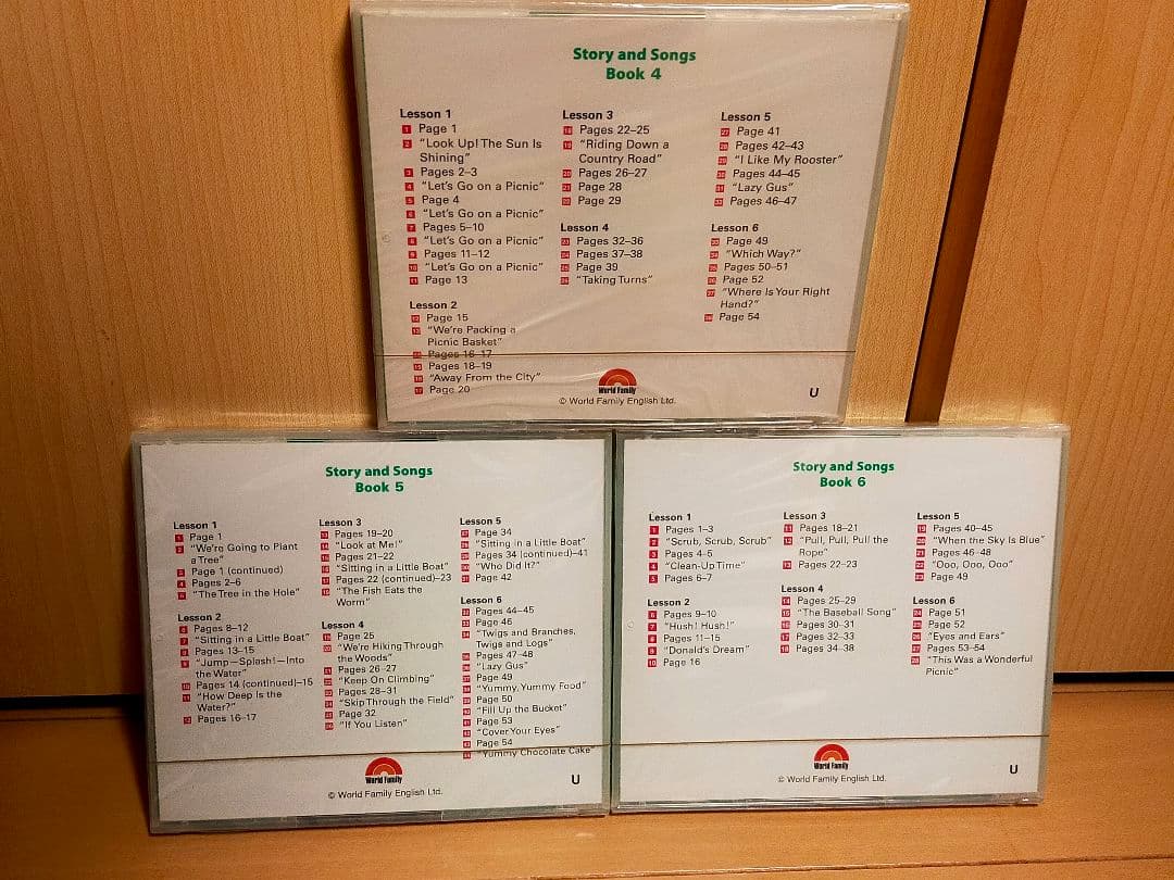 ワールドファミリー ディズニー英語システム 知育CD 12枚セット売り