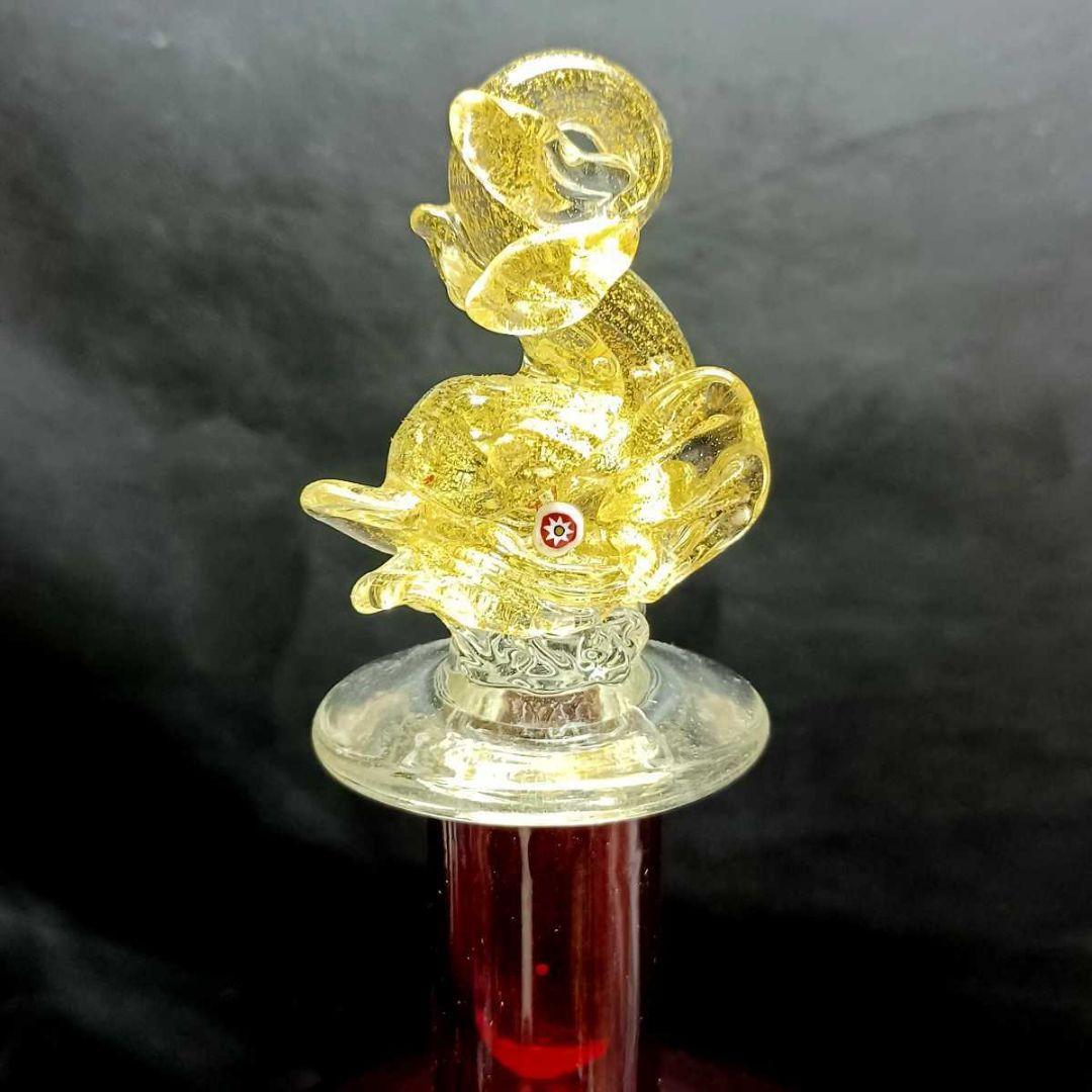 MURANO 38㎝ ムラノ ドルフィン モチーフ デカンタ & グラス セット