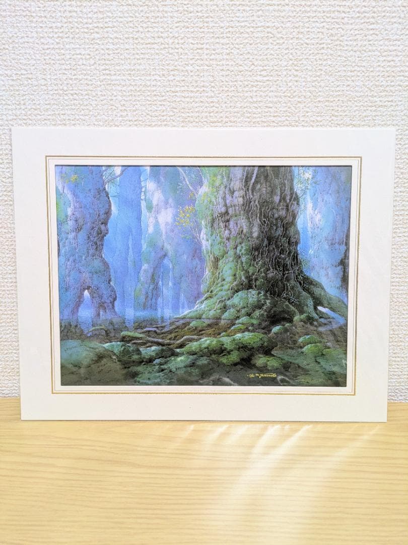 山本二三展 複製原画 もののけ姫 時をかける少女 2枚セット