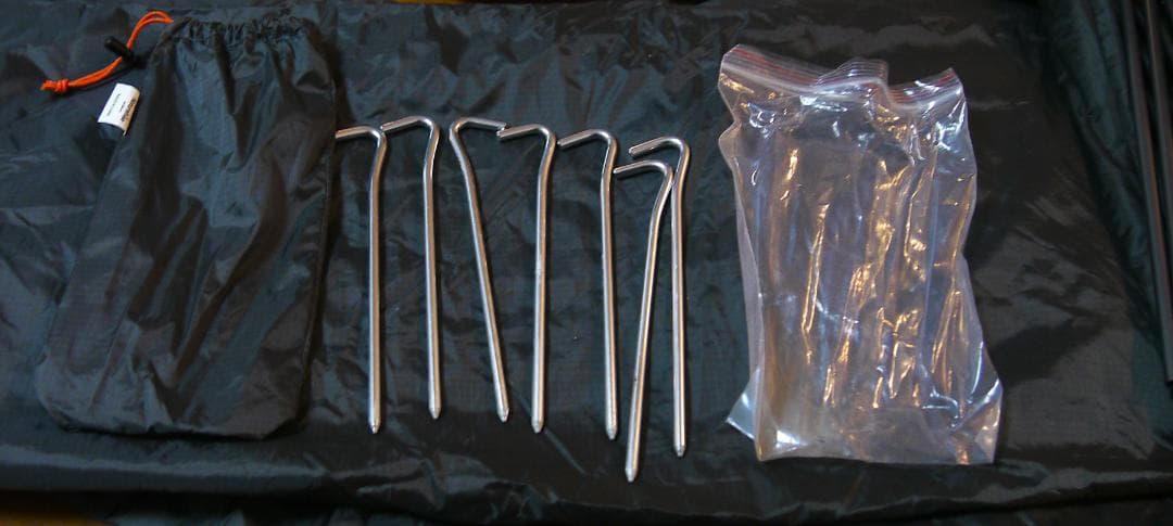 Spider 1 テント 緑色 収納バッグ付き