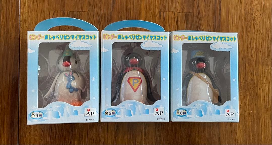 【レトロ】pingu ピングー おしゃべりゼンマイマスコット　フィギュア
