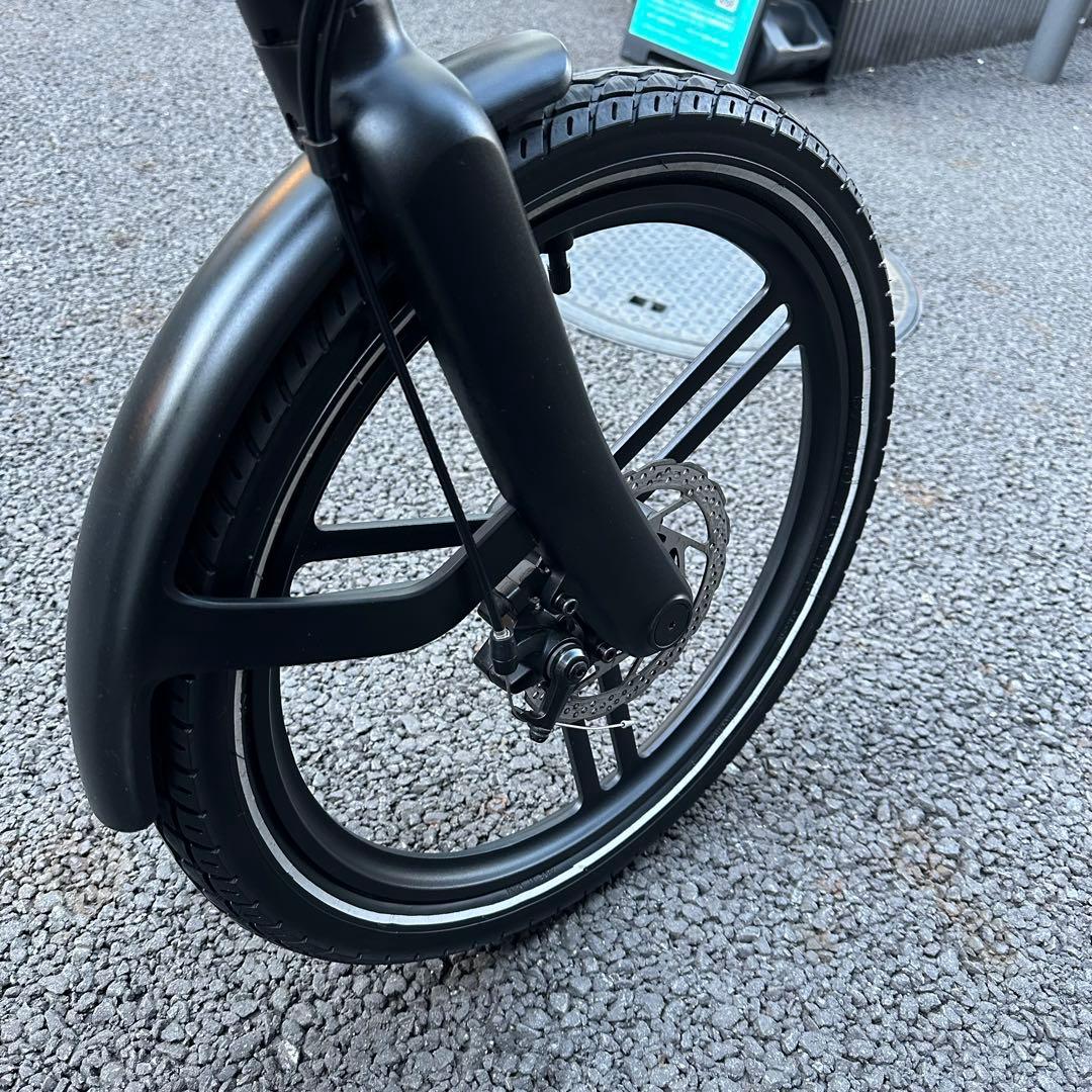 HONBIKE 電動アシスト自転車 前カゴ付走行142キロ