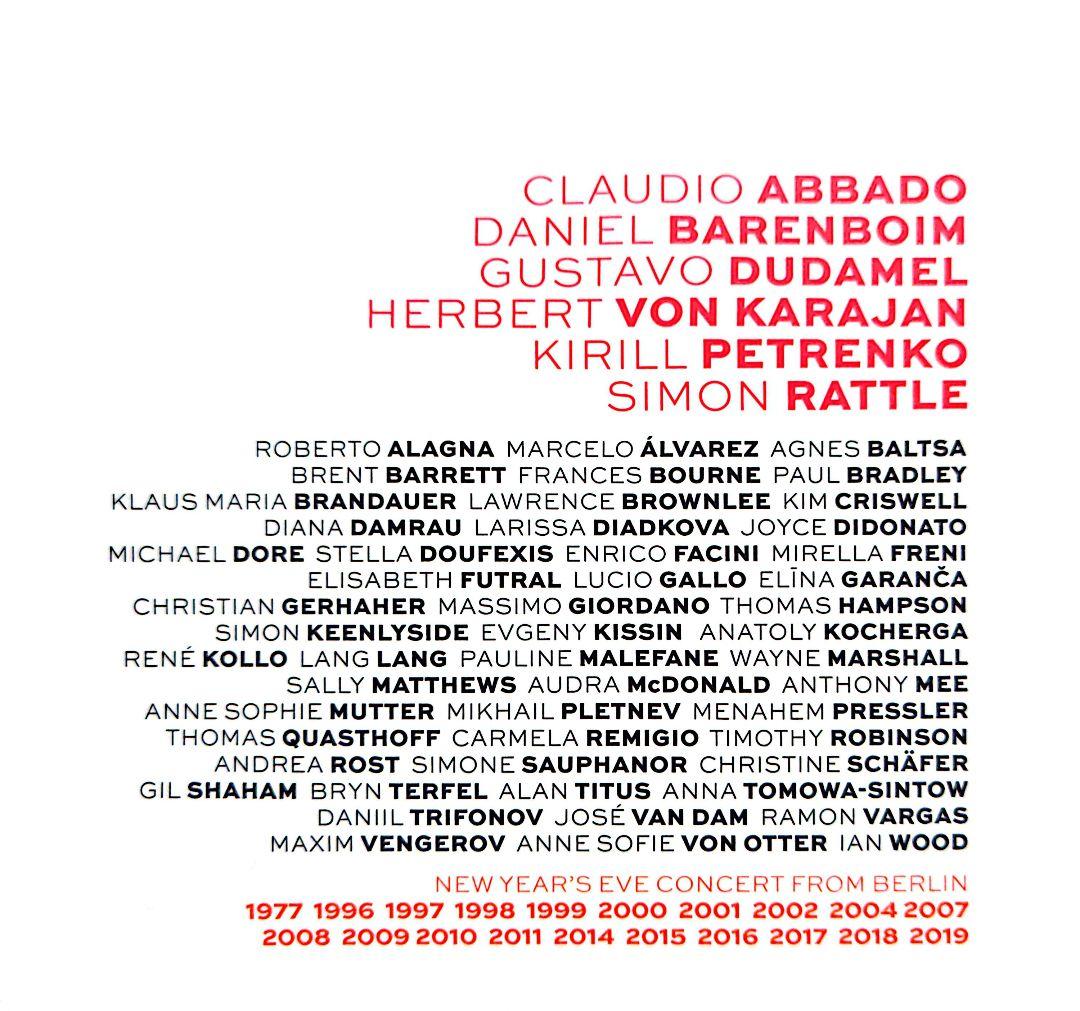 ベルリン・フィル/ジルヴェスター・コンサート1977〜2019(BD20枚組)