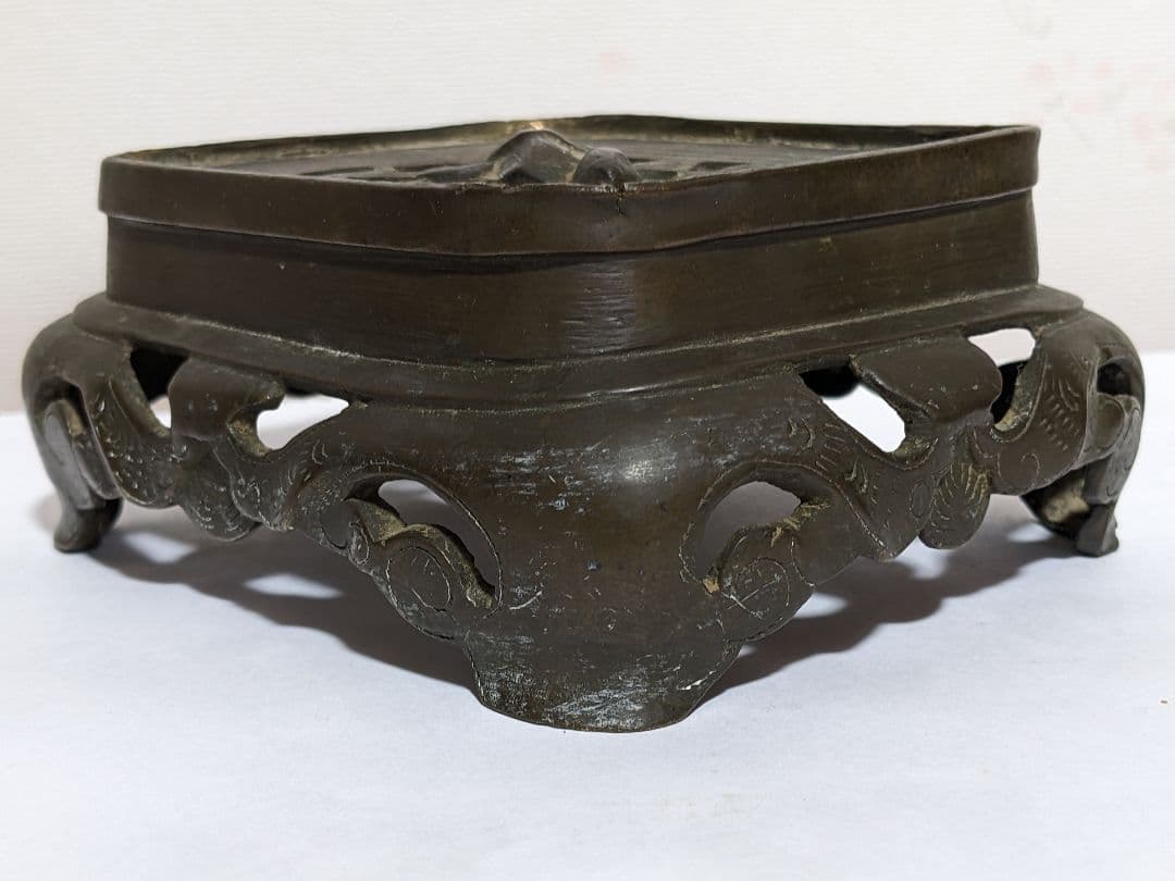 ⭐珍物！ 中国清時代 墨置台 文房四宝 古玩 古美術 書道具 骨董品 レア物