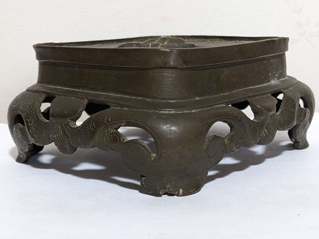 ⭐珍物！ 中国清時代 墨置台 文房四宝 古玩 古美術 書道具 骨董品 レア物