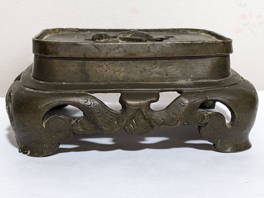 ⭐珍物！ 中国清時代 墨置台 文房四宝 古玩 古美術 書道具 骨董品 レア物