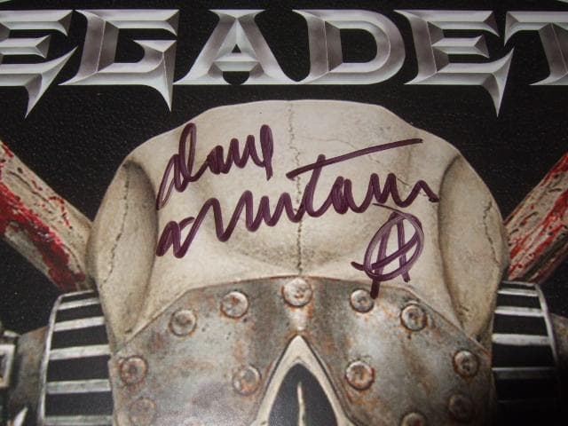 MEGADETH,メガデス,直筆サイン入り,新品レコード,アナログ盤