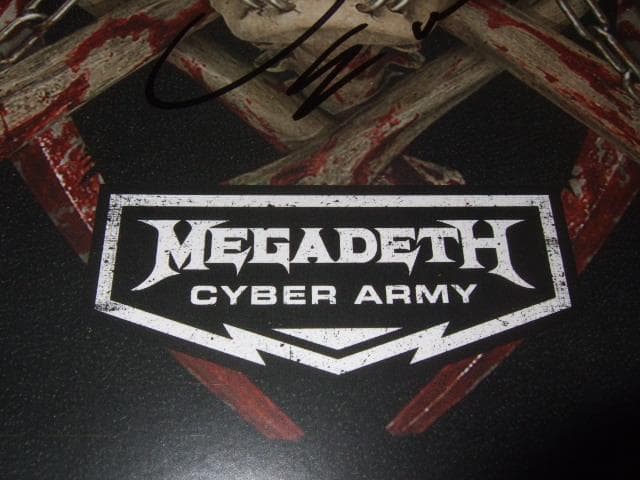 MEGADETH,メガデス,直筆サイン入り,新品レコード,アナログ盤