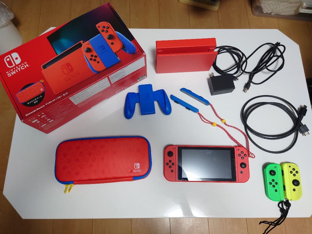 ニンテンドーSwitch マリオレッド×ブルーセット おまけつき 即発送！