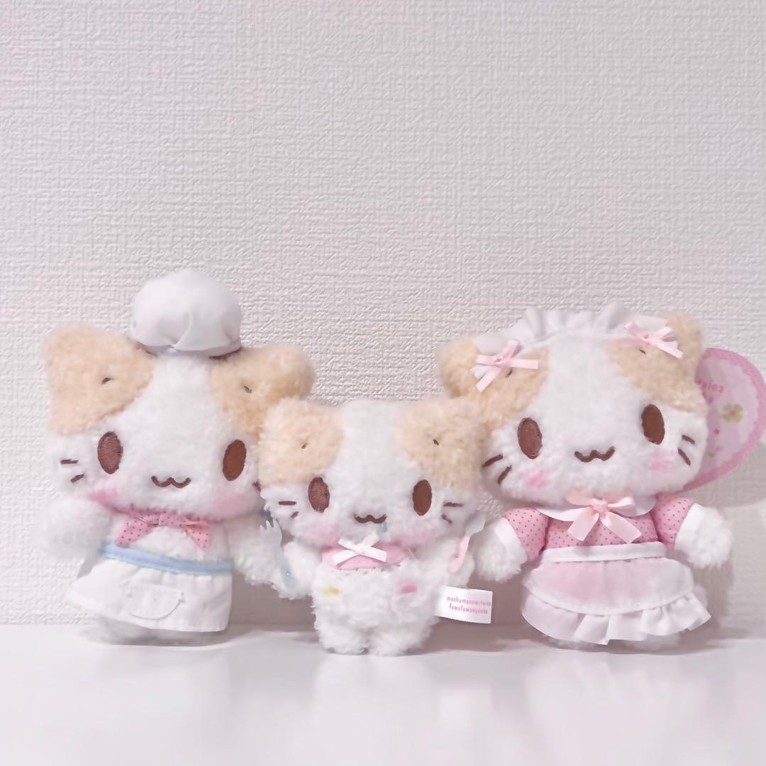♡新品♡マシュマロみたいなふわふわにゃんこ 10点 しろふわ雲 メイド コック