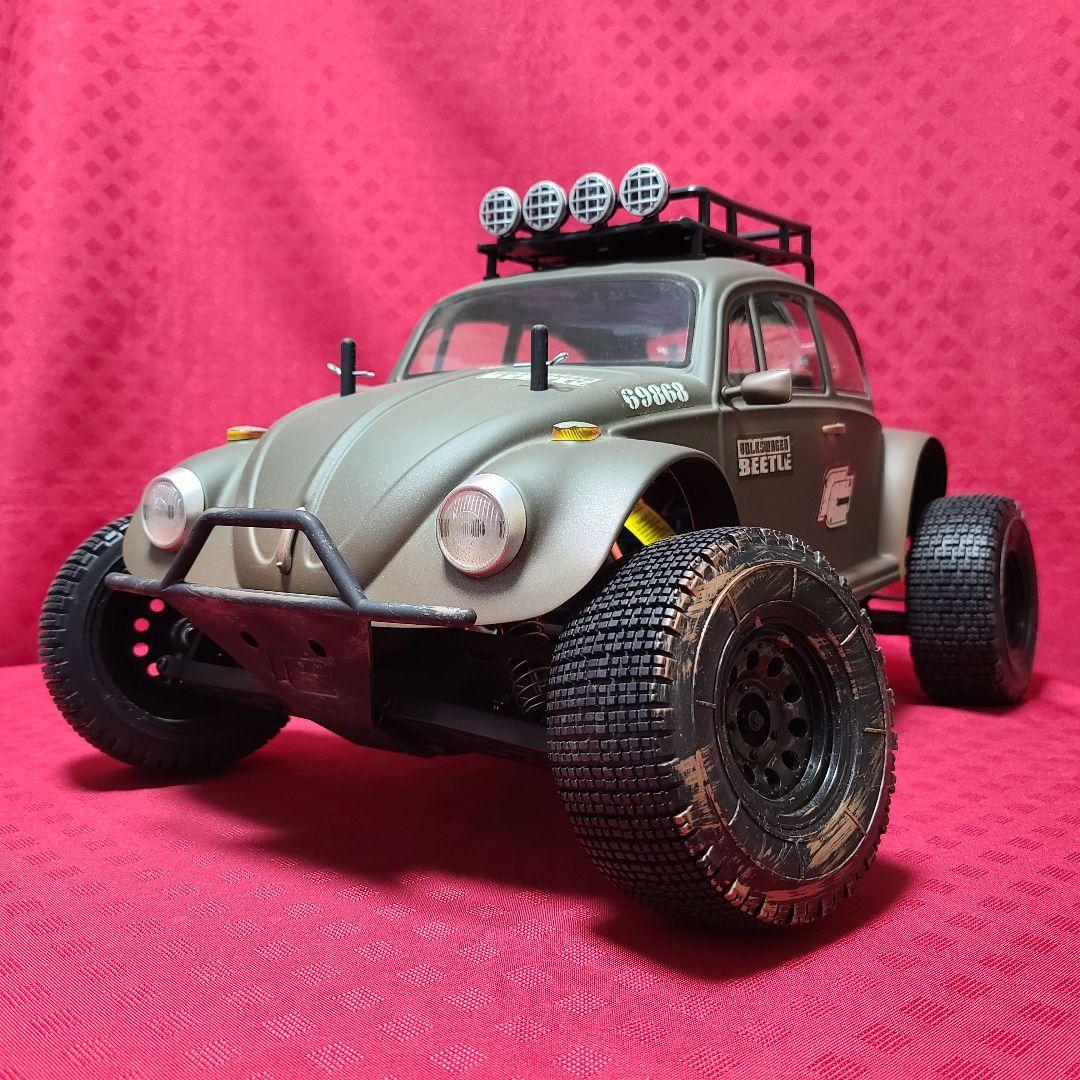 【ジャンク】 未走行 カリスマ 1/10 2WD ビートル デザートエディション