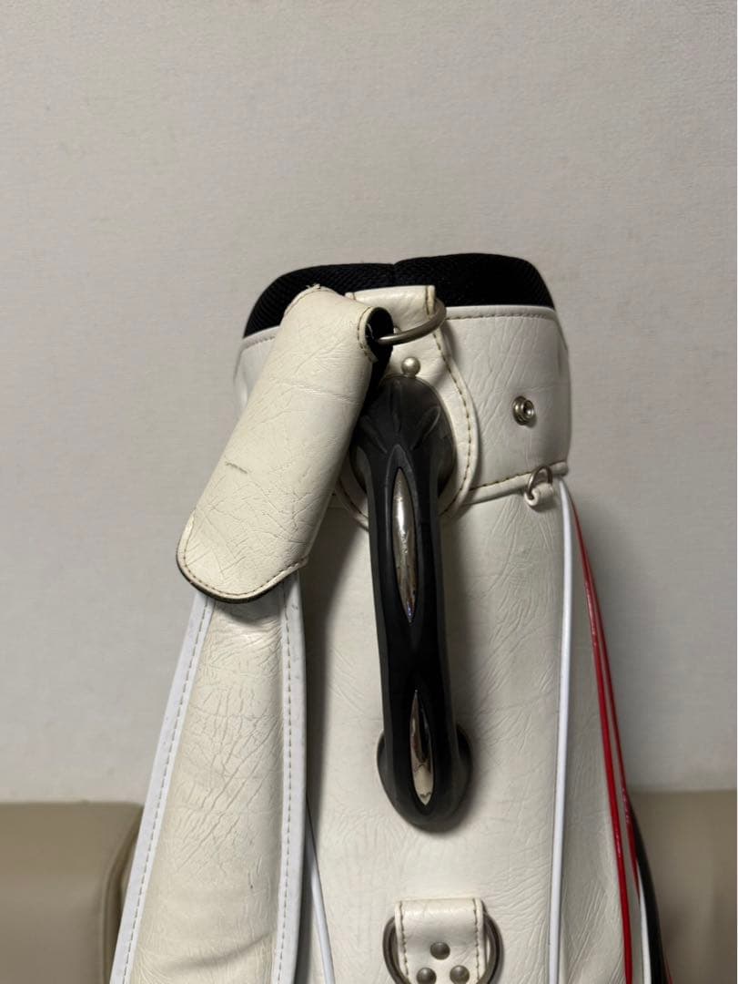 【送料込み】希少ゴルフバッグ　トムス　3点式ショルダー　高級キャディバッグ