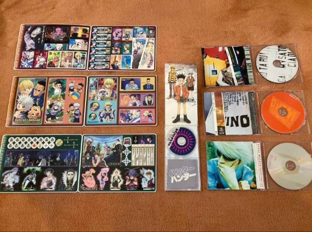 旧アニメ　HUNTER×HUNTERグッズまとめ売り　トレカ　フィギュア　CD