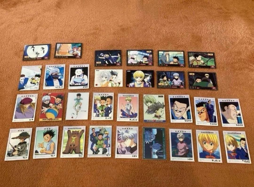 旧アニメ　HUNTER×HUNTERグッズまとめ売り　トレカ　フィギュア　CD