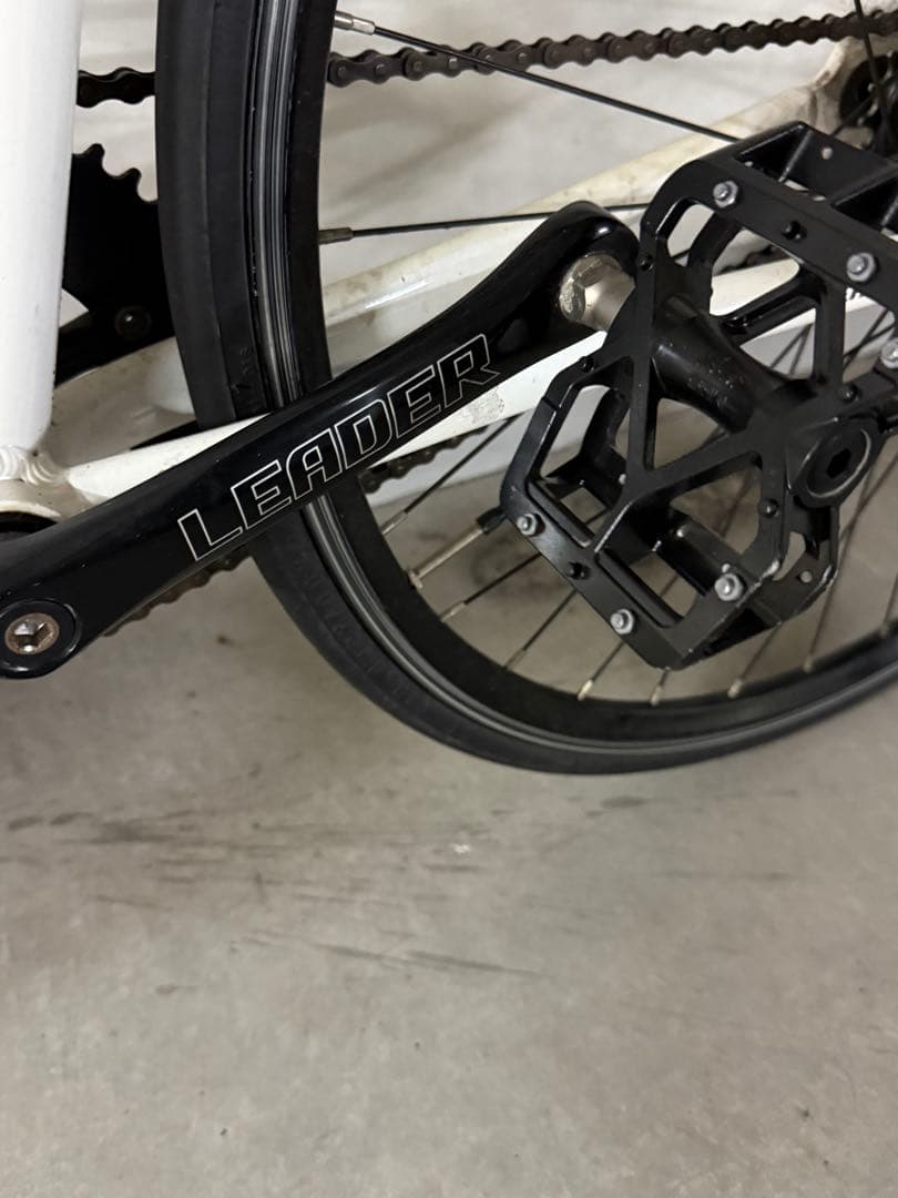 最終値下げ〜10/10 LEADER 721 ピストバイク ホワイト