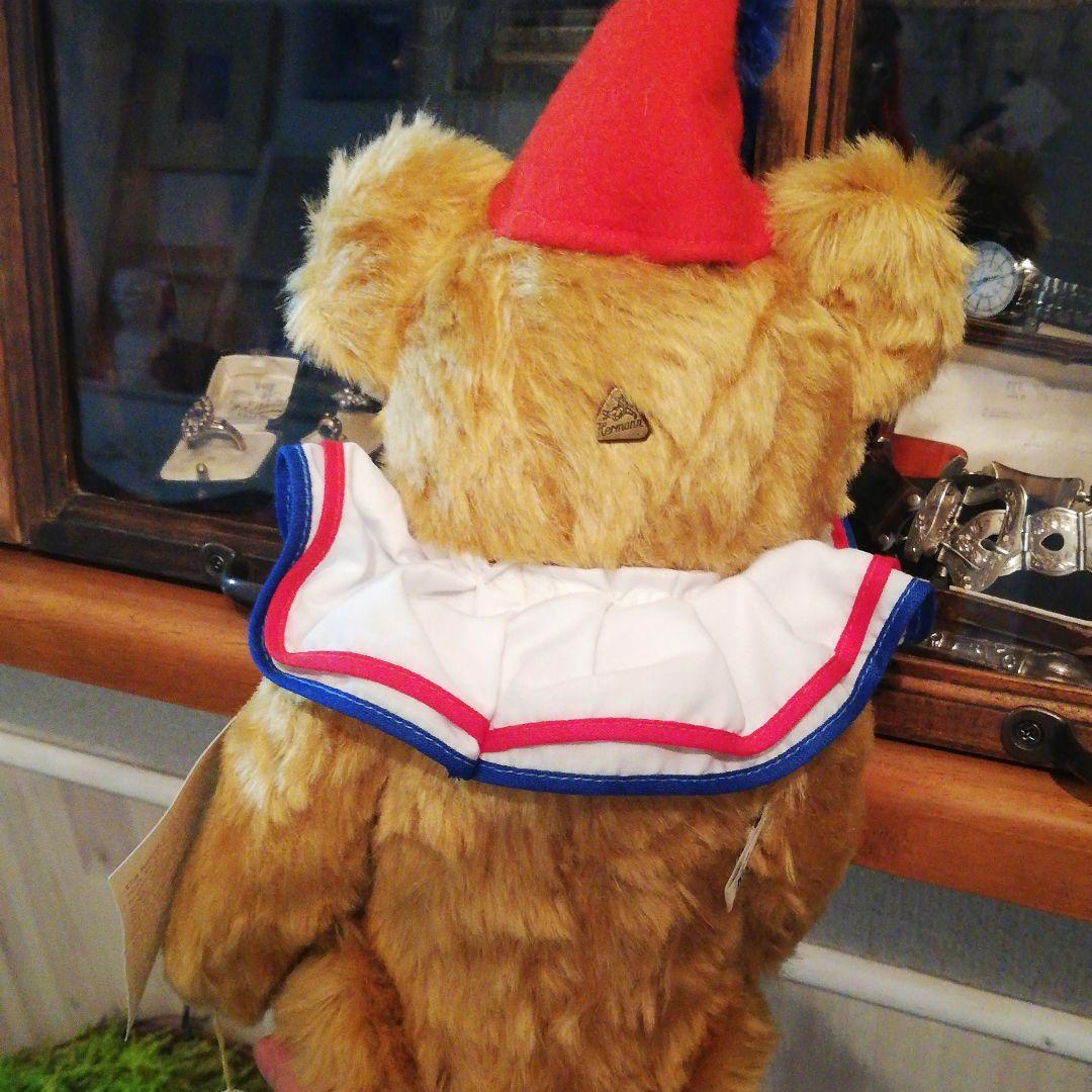 緑ハーマン　テディベア　ヴィンテージ