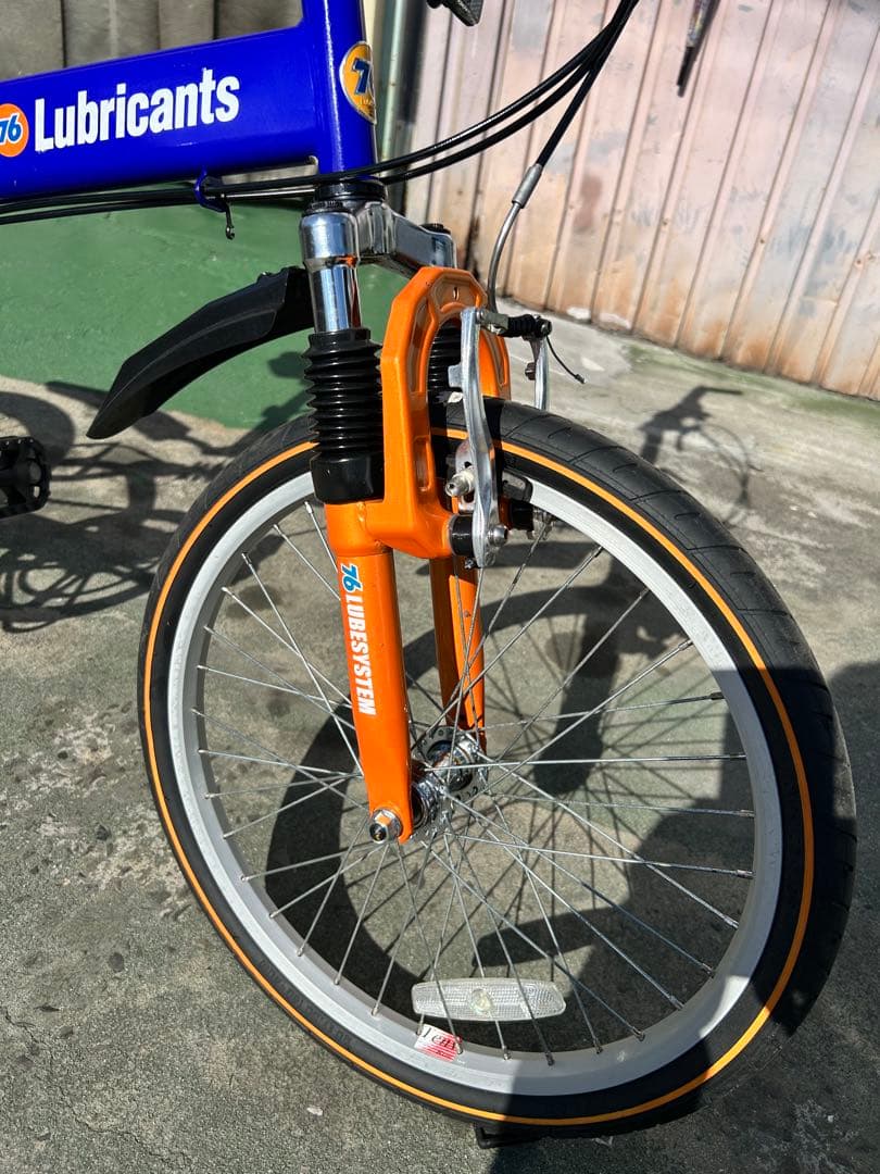 No.608 整備済み76ルブリカン　折りたたみマウンテンバイク仕様　外装6段