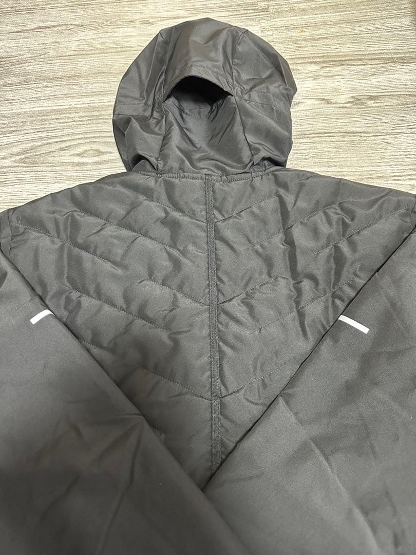 ナイキ ランニングジャケット中綿ジャケットメンズ サイズL黒 ランニングウェア