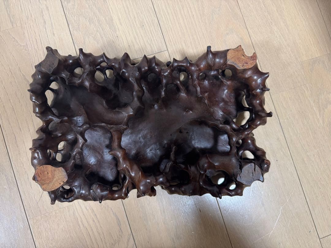 天然木　飾り台　香炉台　根卓(卓台・小品卓)