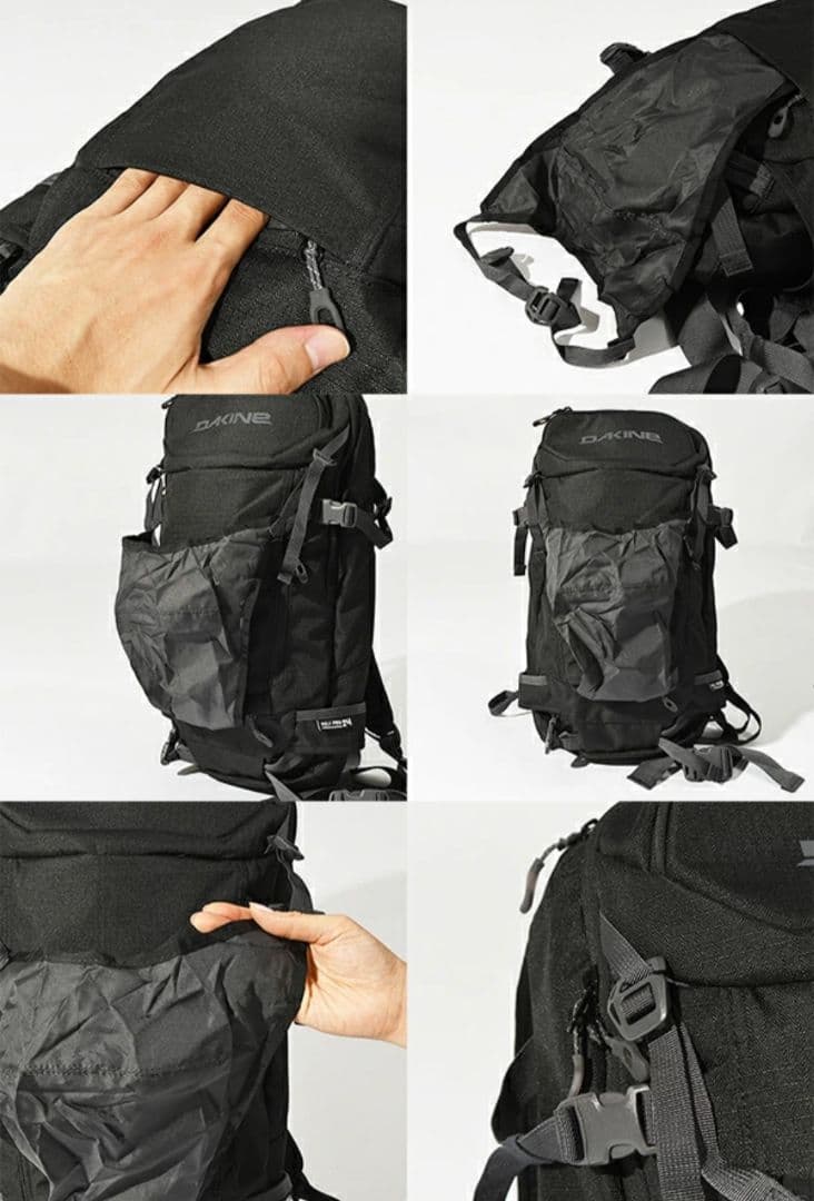 新品27500円DAKINE HELI-PLO24L 黒バックパック　リュック