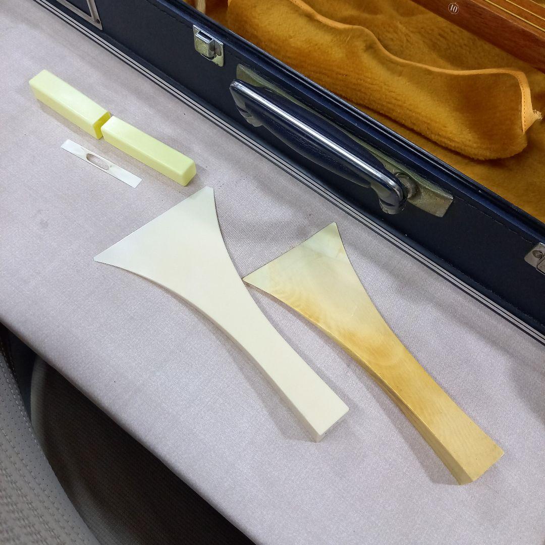 三味線 全長約99cm 和楽器 ハードケース付き 現状渡し