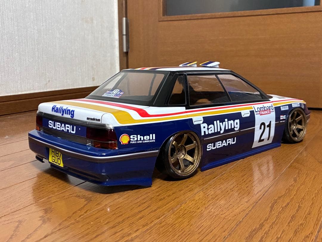 ABCホビー　レガシィ　ラリー仕様　ラジコンボディ