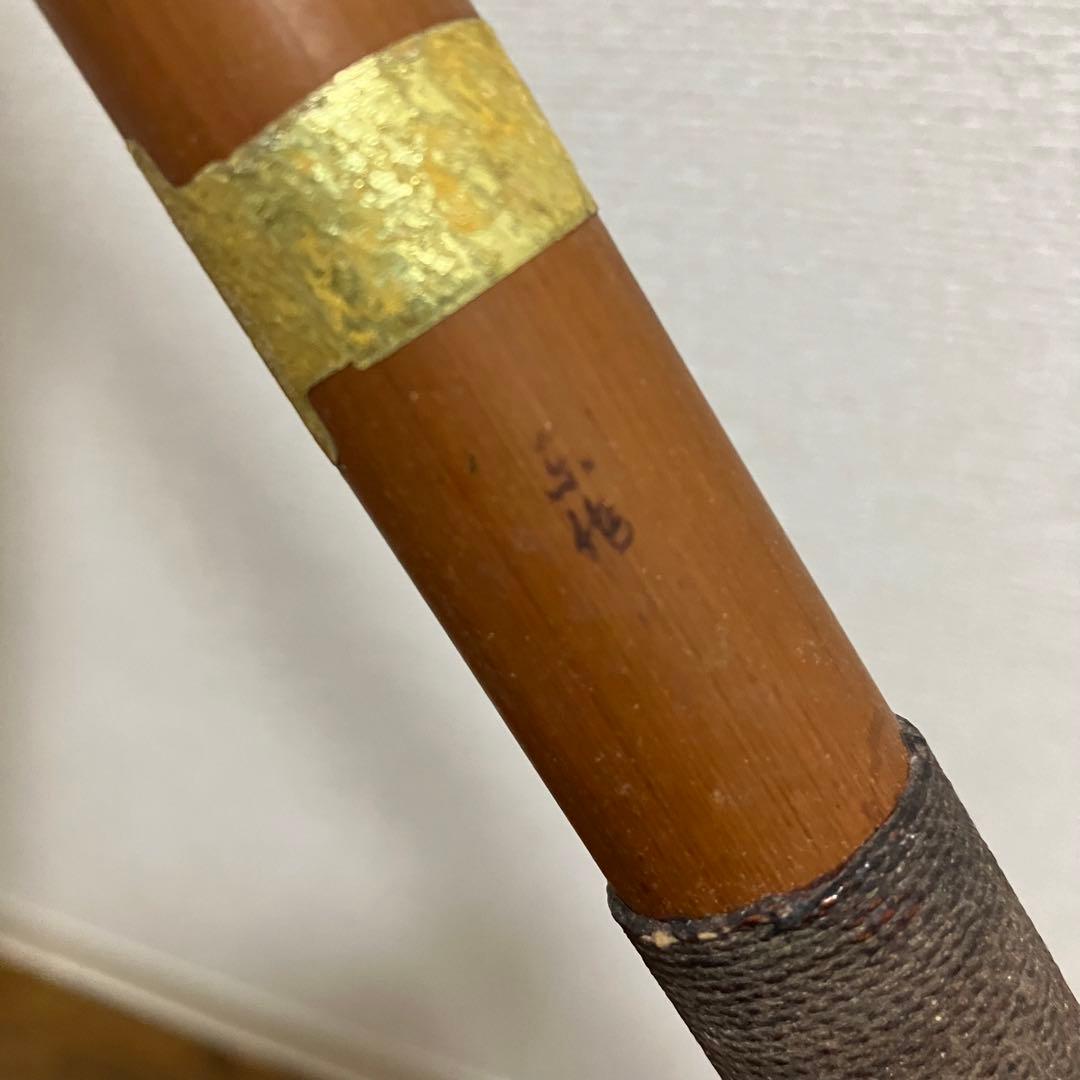 ヤマメ　渓流竿　いなり町　東作　江戸和竿　15.4尺　5本継　金ラベル