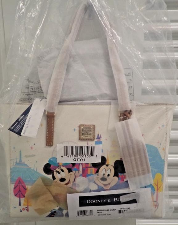 限定商品　【日本未発売】ディズニーランド70周年 ドゥーニー トート