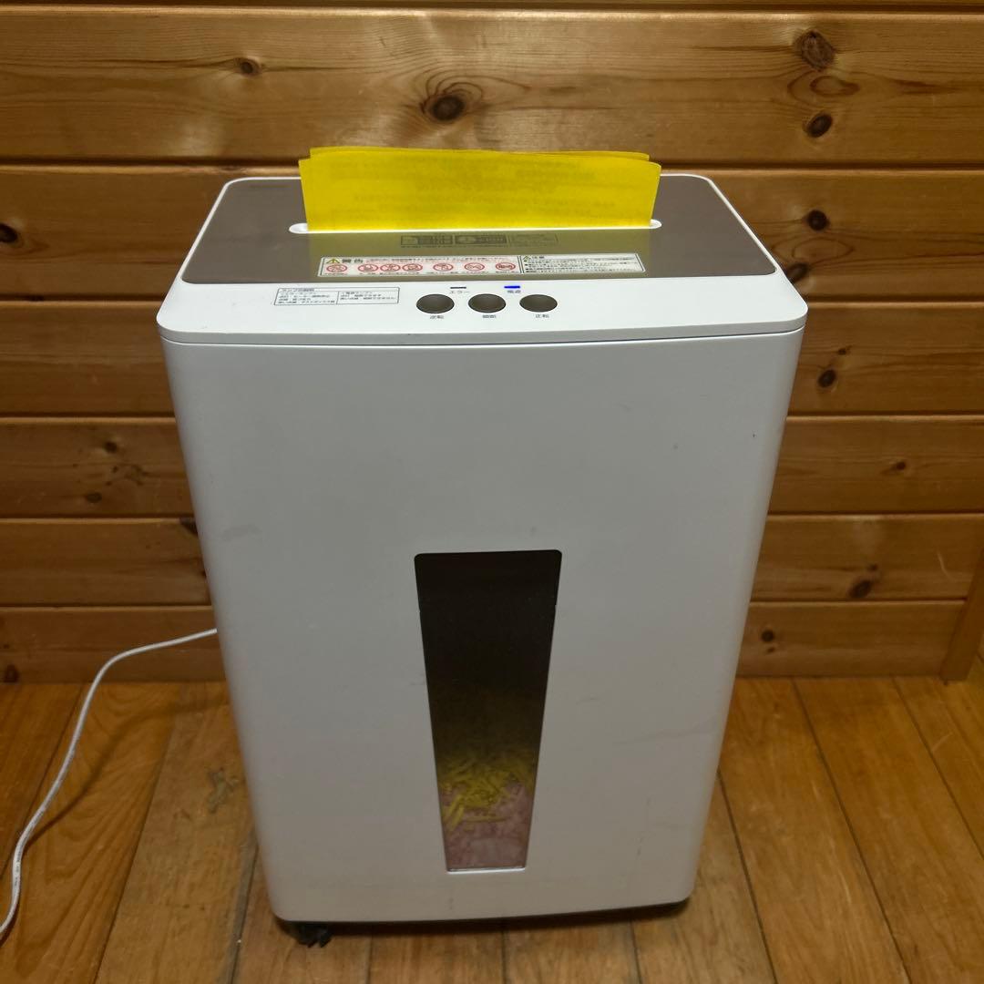 パーソナルシュレッダノイズレス（クロスカット） NPS-CNLO1W 23年製