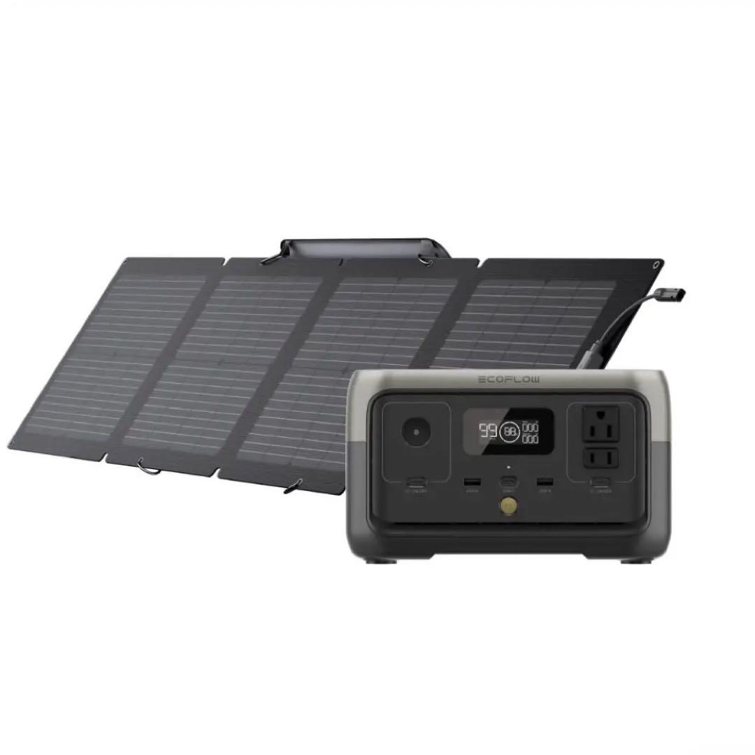 ECOFLOW 2 ソーラーパネル 専用バック 3点セット 防災対策