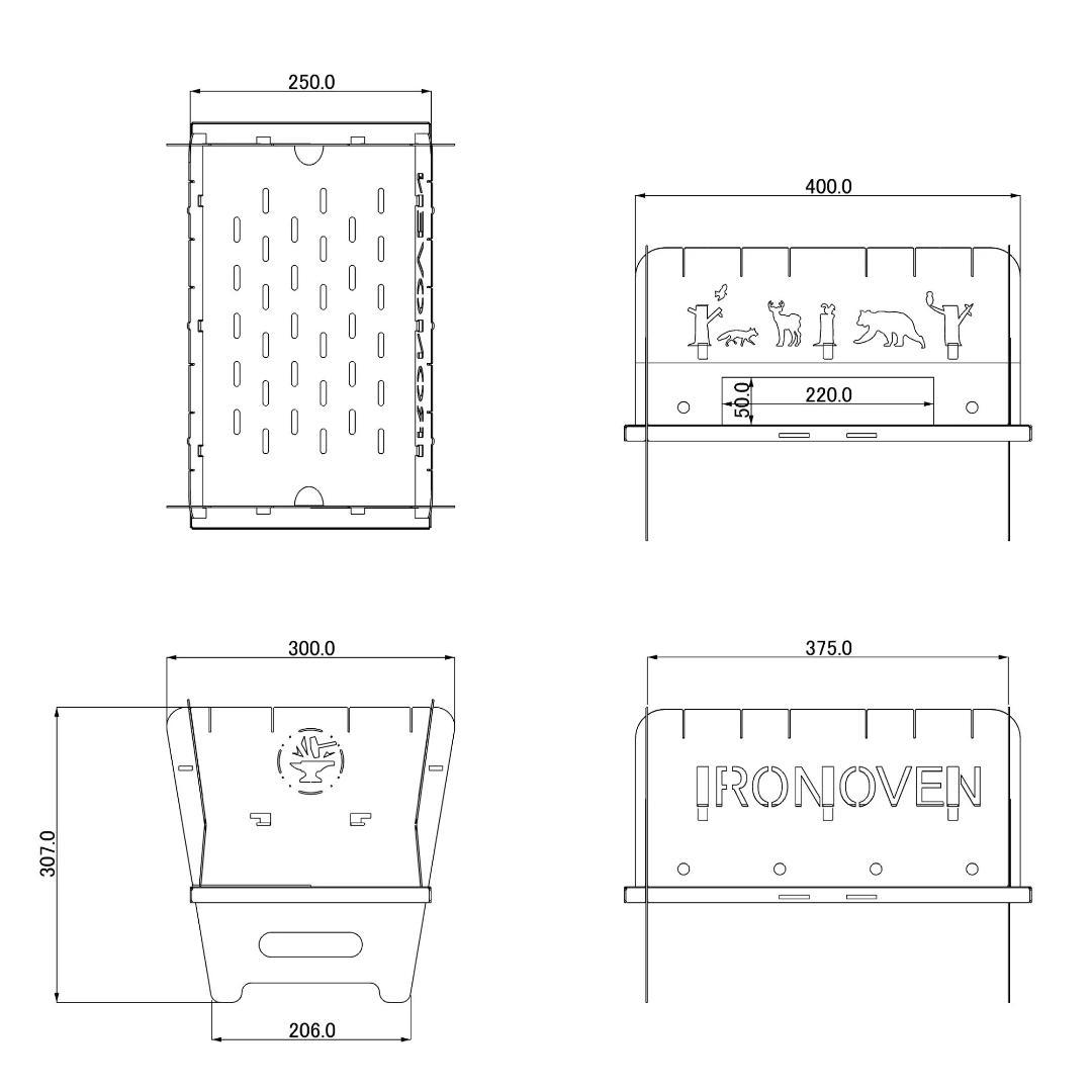 焚き火台 ガレージブランド A Product キャンプ アウトドア