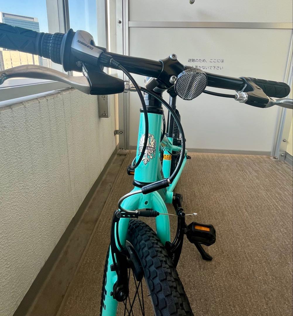 落としのサイトウ⭐︎Bianchi Pirata 20インチ キッズ自転車