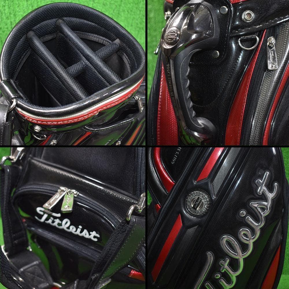 Titleist/タイトリスト/3点式ショルダーキャディバッグ９.５型 美品！