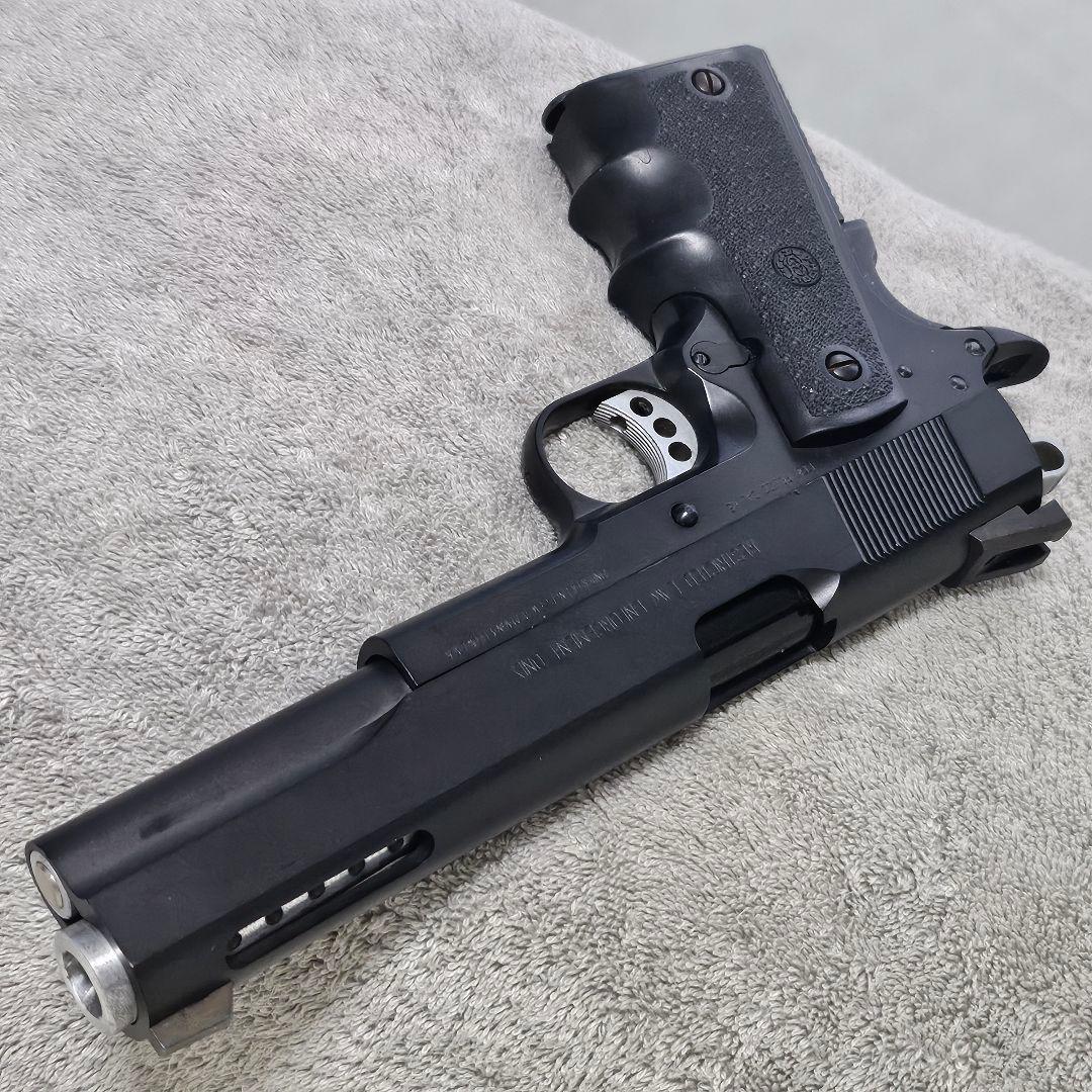 新日本模型 WA提供マグナ 純正ガスブロ FBI CUSTOM ブラック