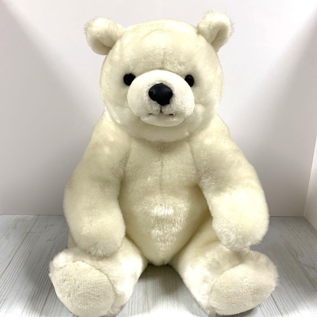 NK☆ レトロ　白くま　ベア　ぬいぐるみ