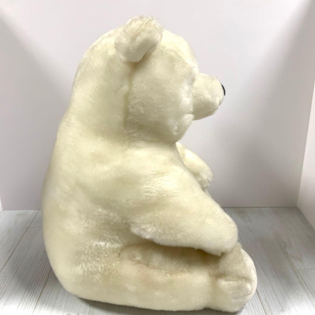 NK☆ レトロ　白くま　ベア　ぬいぐるみ