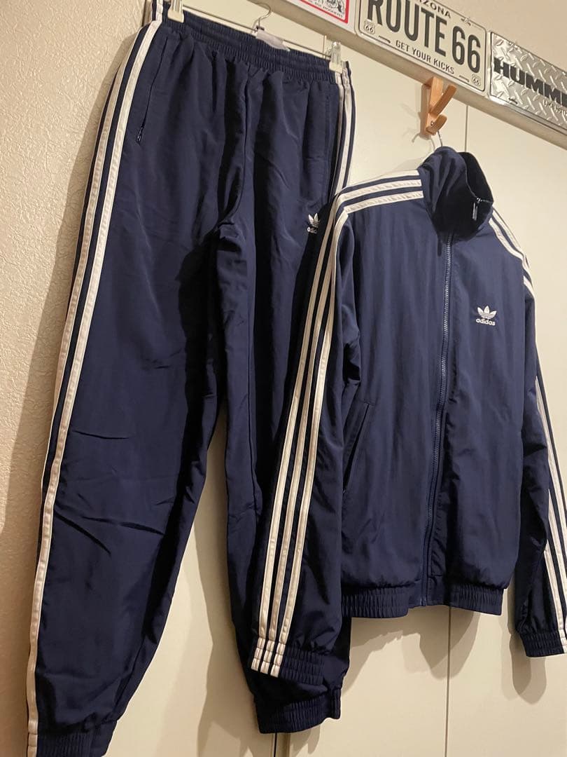 adidas ウーブン ファイヤーバード ナイロンジャケットパンツ