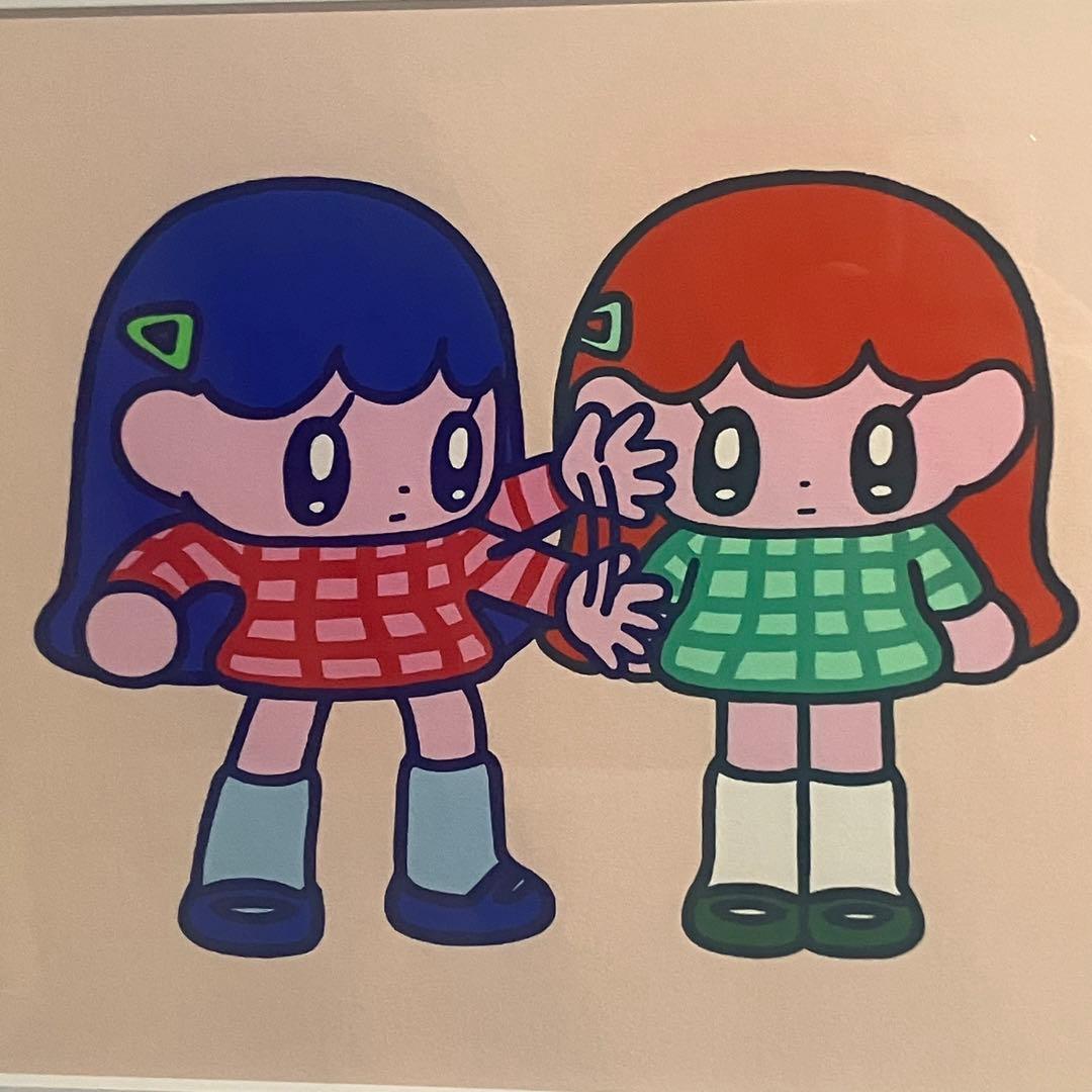 モニョチタポミチ　おーいモニョガール　orange ジークレープリント