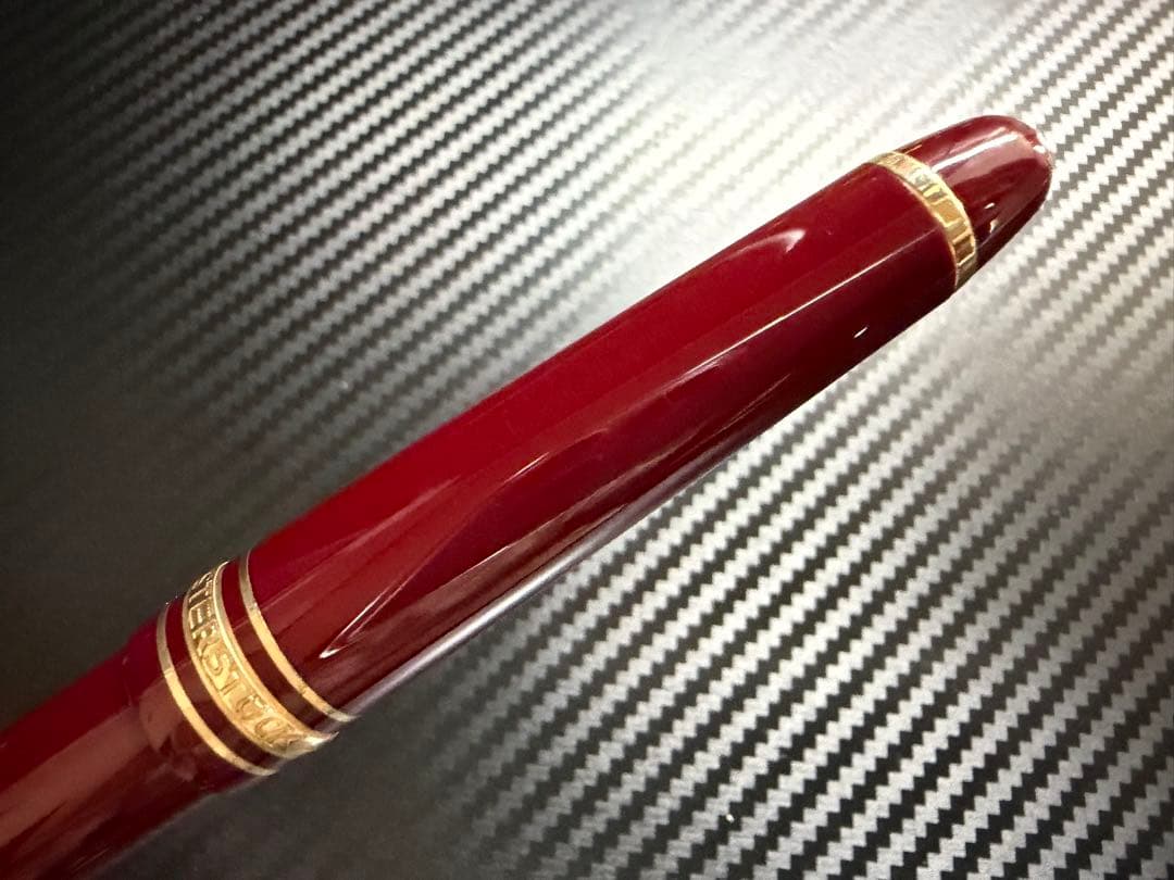 未使用に近い モンブラン マイスターシュテュック 145 ボルドー F 万年筆